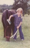 My first pony named Casper, 1989